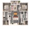 Floor plan: The Red Bud - Apartment Home