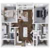 Floor plan: B3