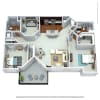 Floor plan: 2/den | Seahorse