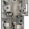Floor plan: 2x1 - Classic
