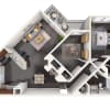 Floor plan: Two Bedroom One Bath
