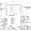 Floor plan: Two Bedrooms/Two Baths