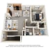 Floor plan: The St. Charles w/ Attached Garage