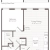 Floor plan: 1 Bed 1 Bath