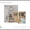 Floor plan: Rowlock Two Bedroom Penthouse