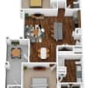 Floor plan: B2B-S