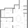 Floor plan: One Bedroom L