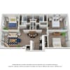 Floor plan: C2 Fully Renovated