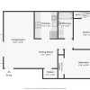 Floor plan: 2BR