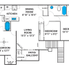 Floor plan: 3X2C