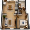 Floor plan: 1x1 R