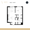 Floor plan: One Bedroom - A3