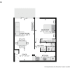 Floor plan: 1x1 lg.