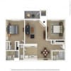 Floor plan: Cedar - Renovated