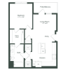 Floor plan: The Dolly | 1 Bed | 1 Bath