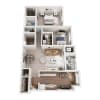 Floor plan: 2x1 - Silver