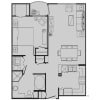 Floor plan: A1, 1B