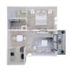 Floor plan: 1x1A