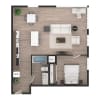 Floor plan: 1BD1zq