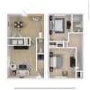 Floor plan: 21.5QDTHP