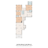 Floor plan: 4 Bedroom / 3 Bathroom Apartment