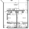 Floor plan: 2BR 2F