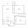 Floor plan: 2x1 A Partial Reno