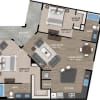 Floor plan: 2+2C - IR*