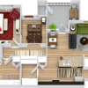 Floor plan: Guadalupe with Study