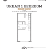 Floor plan: 1 Bed 1 Bath E Flats MFTE