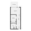Floor plan: Urban One Bedroom A01A