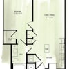 Floor plan: Brookland Works 1D 1 Bed 1 Bath