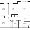 Floor plan: Two Bed One Bath with Den