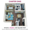 Floor plan: Studio Plan 8