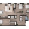 Floor plan: 3BD3d