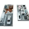 Floor plan: 2 Bedrooms / 2 1/2 Bathrooms Townhome