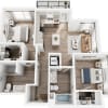 Floor plan: B8