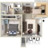 Floor plan: Saint Auban