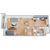 Floor plan: Studio D