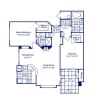 Floor plan: 2B Sophisticated