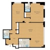 Floor plan: 2 Bedroom