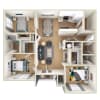 Floor plan: 3 Bedroom