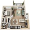 Floor plan: The South Park W/Patio