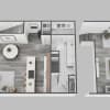 Floor plan:  A1-R - Hampton