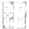 Floor plan: 1 Bed/1 Bath-1.1N