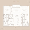 Floor plan: Residence B4 with study