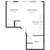 Floor plan: Studio