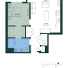 Floor plan: 1 Bed/1 Bath-A2