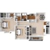 Floor plan: Hampton - B2B