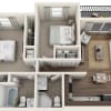 Floor plan: Aquamarine *Newly Renovated